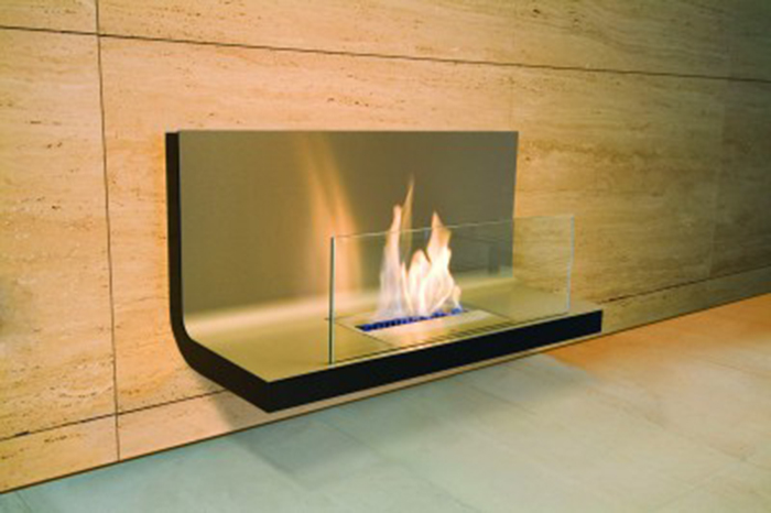 Wall mounted fireplace flame - Ambience Eco Fires