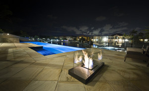 outdoor designer fireplace - Ambience Eco Fires