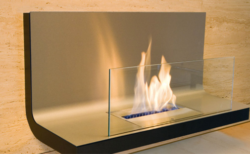 inside wall mounted fireplace - Ambience Eco Fires