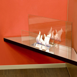 corner fireplace designer eco bio ethanol - Ambience Eco Fires