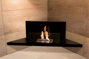 Corner Flame - Bioethanol Fires - Ambience Eco Fires